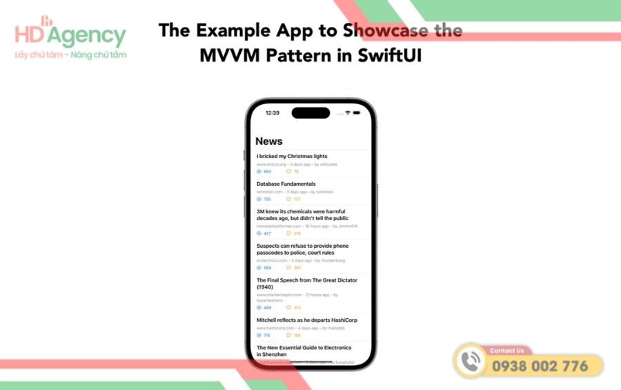 MVVM trong Swift