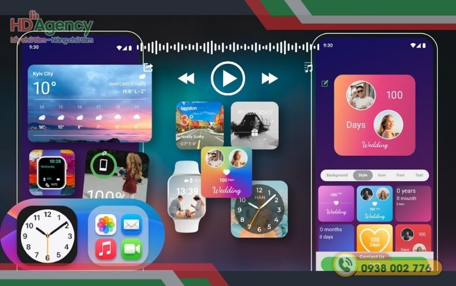 Widget trên điện thoại