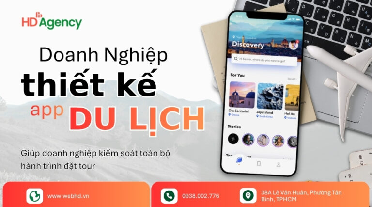 Thiết kế app du lịch