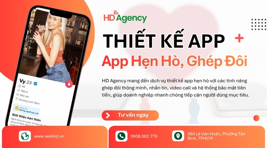 Thiết Kế App Hẹn Hò, Ghép Đôi Uy Tín