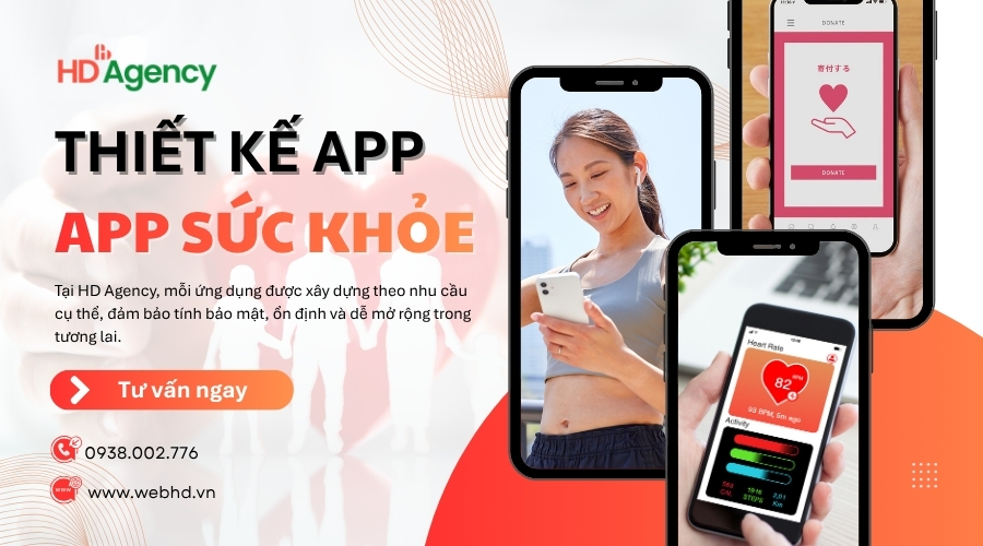Thiết Kế App Sức Khỏe Tiện Lợi, Theo Yêu Cầu