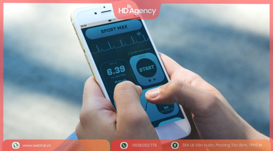 Dịch vụ thiết kế app sức khỏe của HD Agency