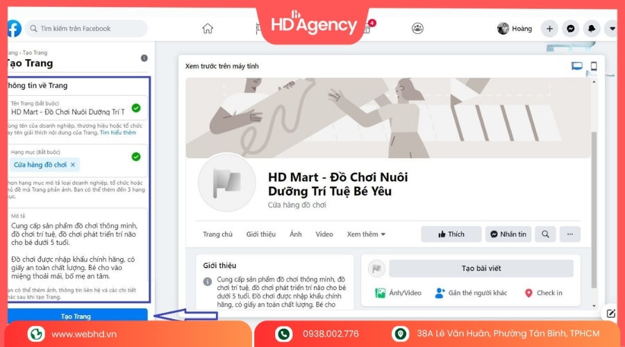 Cách tạo page trên Facebook