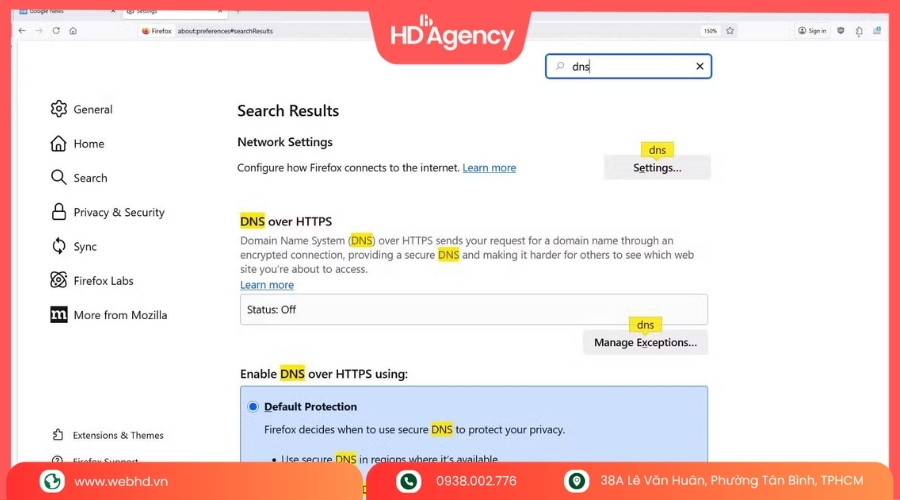 So sánh DNS over HTTPS và DNS over TLS (DoT)
