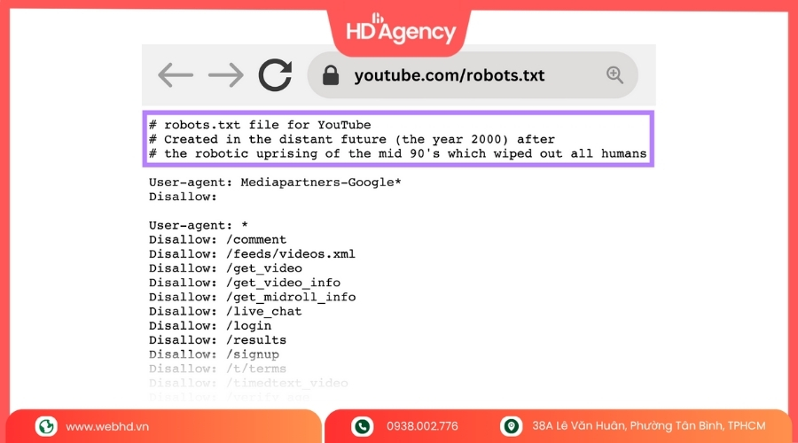 Vai Trò Của Robots Txt Trong Website