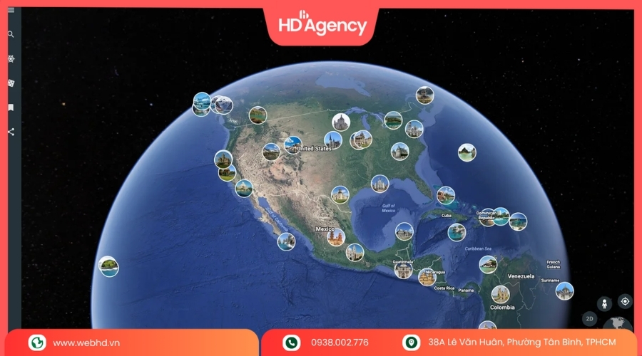 Google Earth hoạt động như thế nào