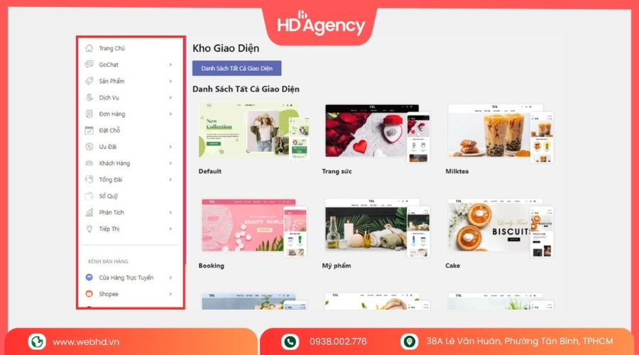 Những Thành Phần Thường Gặp Trong Sitebar