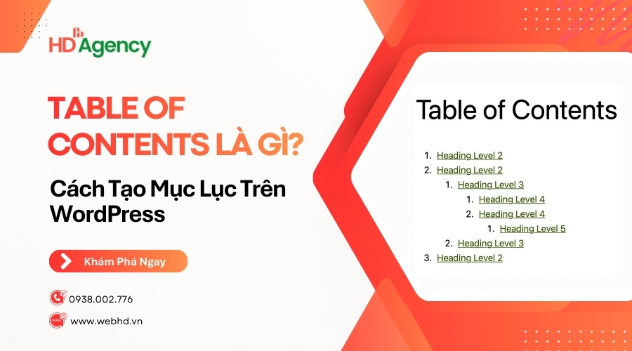 Table Of Contents Là Gì? Cách Tạo Mục Lục Trên WordPress