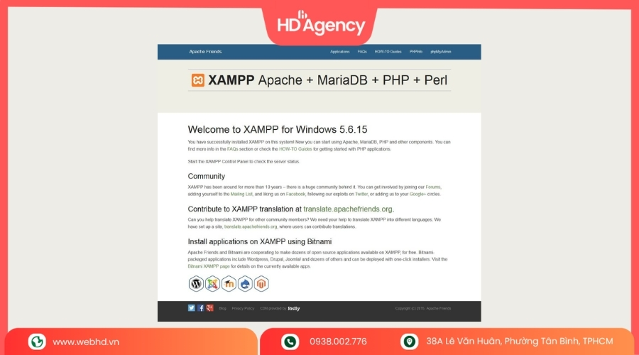 Cách Cài Đặt Xampp Trên Máy Tính