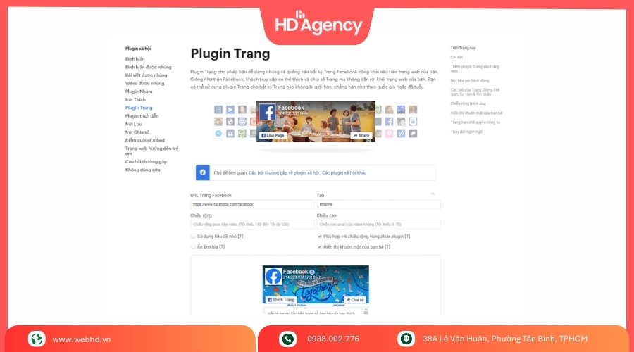 Nhúng Fanpage và lợi ích SEO