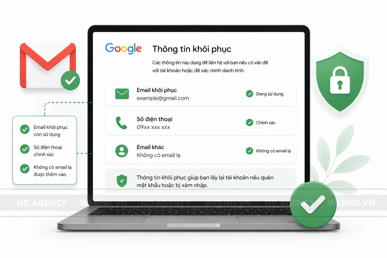 Kiểm tra thông tin khôi phục