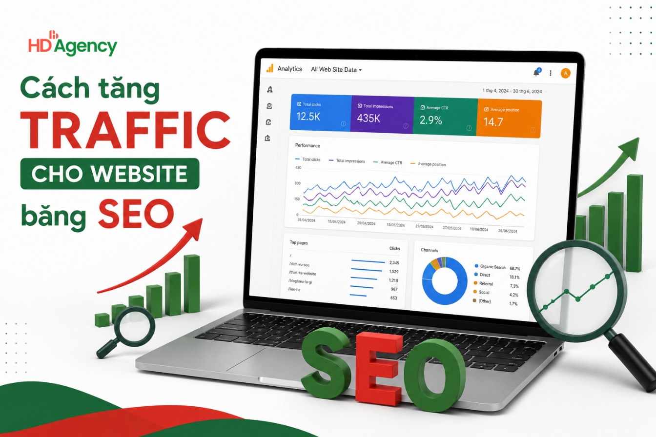 Cách tăng traffic cho website bằng SEO