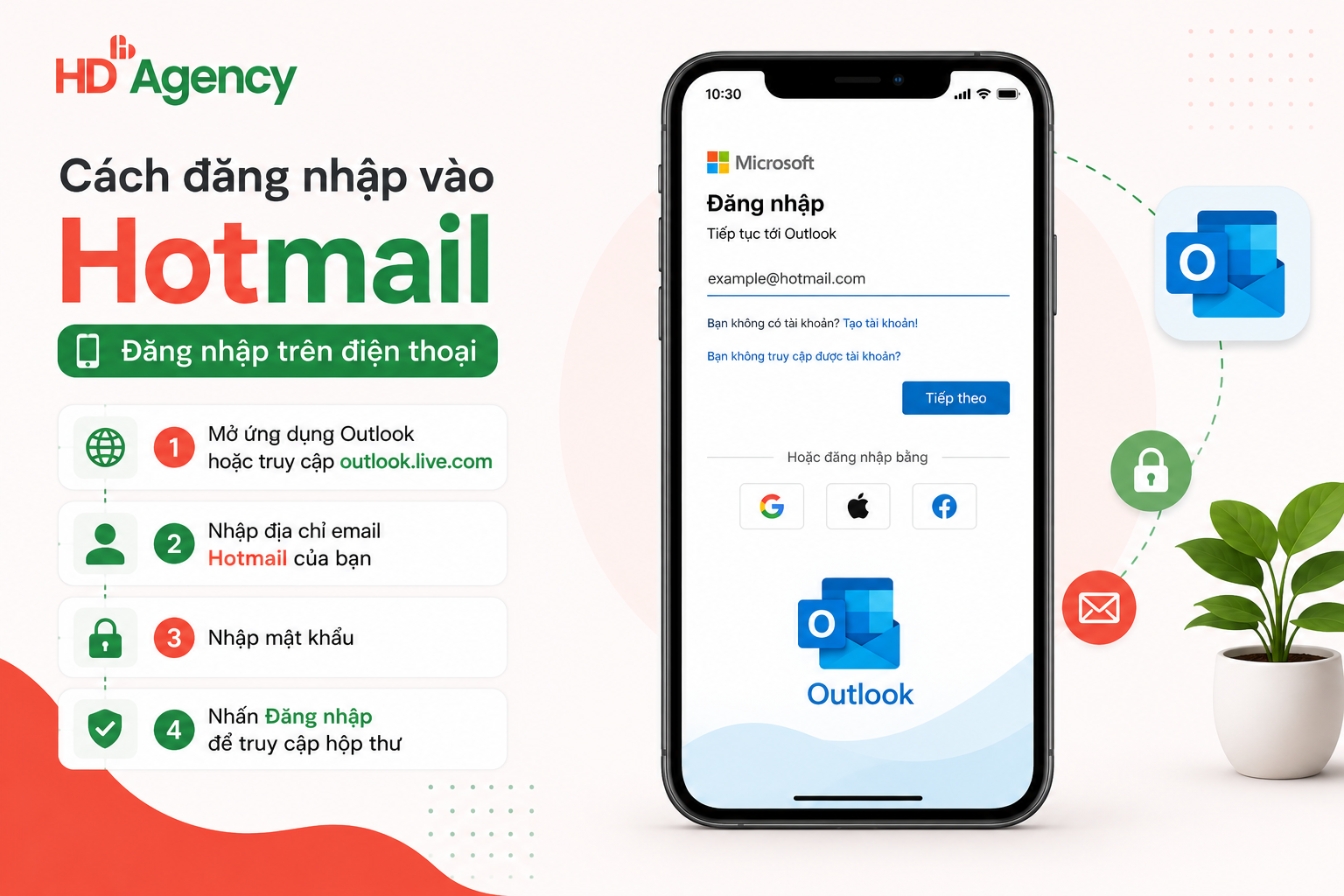 Cách đăng nhập vào Hotmail