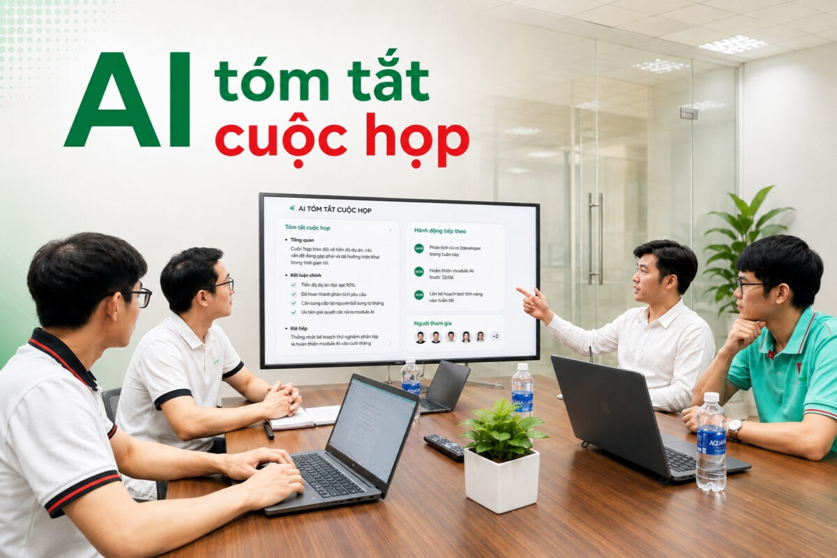 AI tóm tắt cuộc họp: Cách tổng hợp nội dung nhanh và rõ ràng
