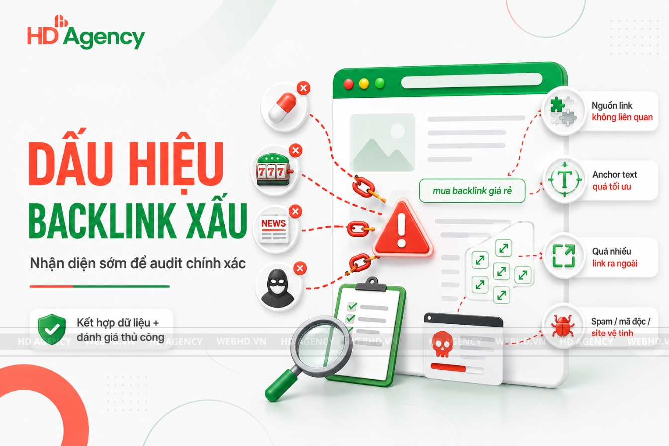 Dấu hiệu nhận biết backlink xấu