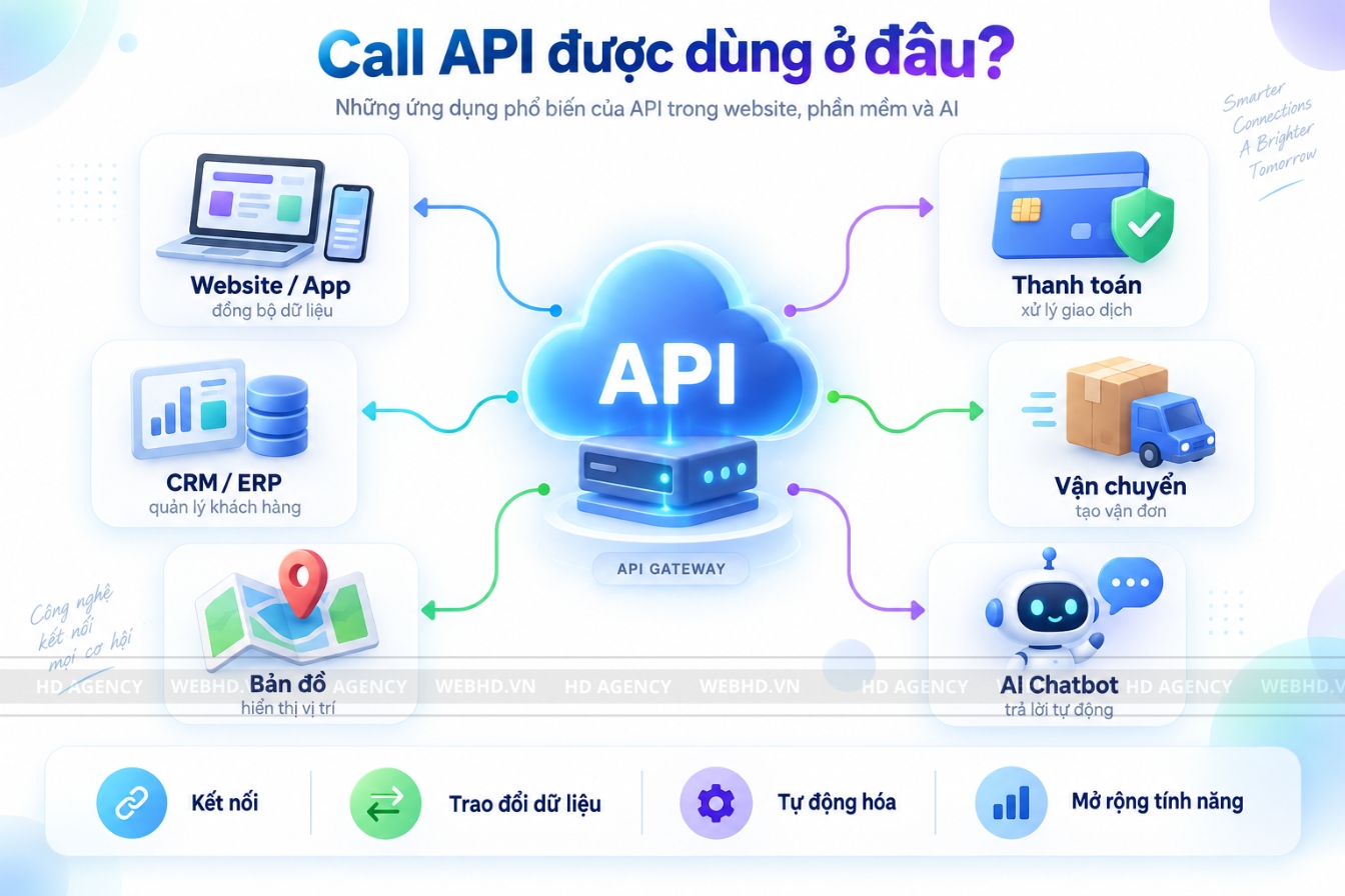 Call API được dùng ở đâu