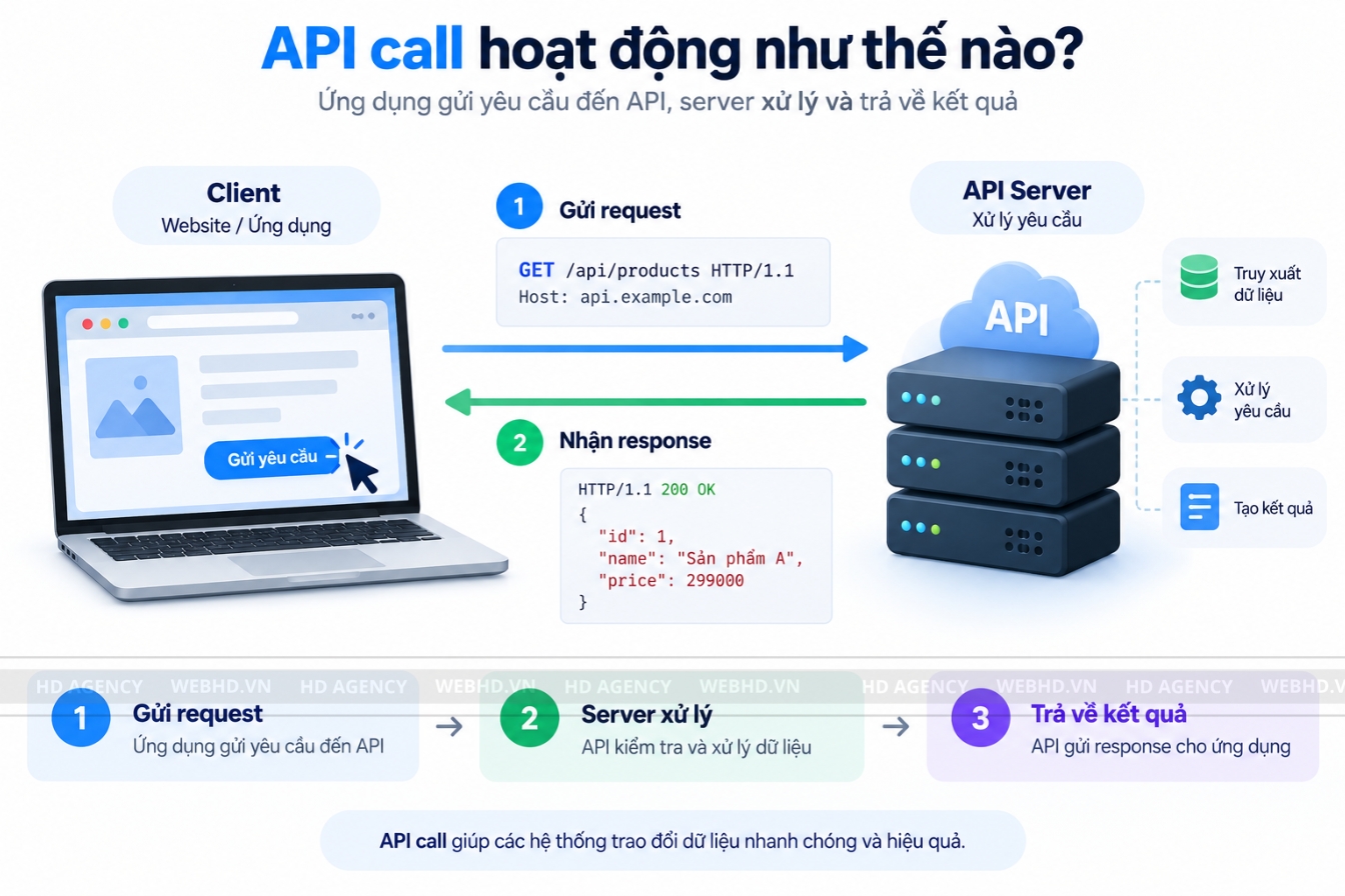 API call hoạt động như thế nào