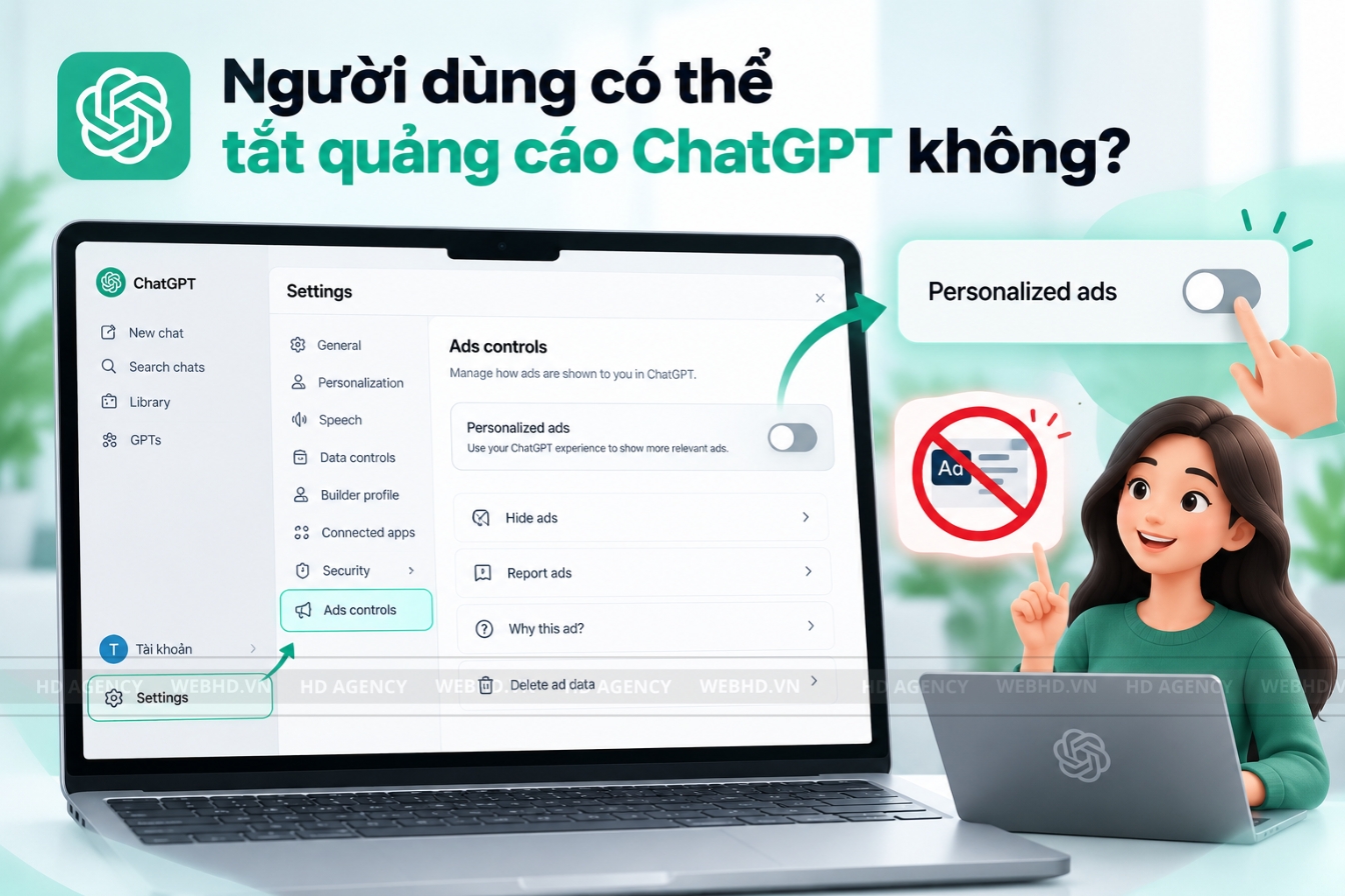 Người dùng có thể tắt quảng cáo ChatGPT không