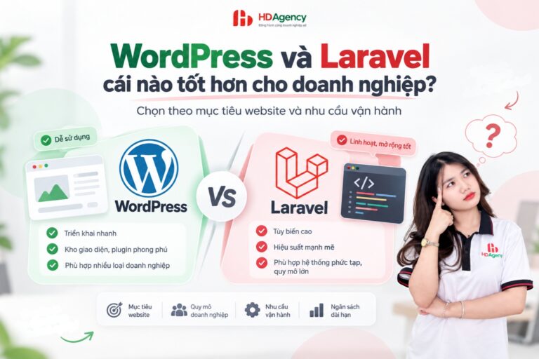 WordPress và Laravel cái nào tốt hơn? So sánh để chọn đúng nền tảng website 2026