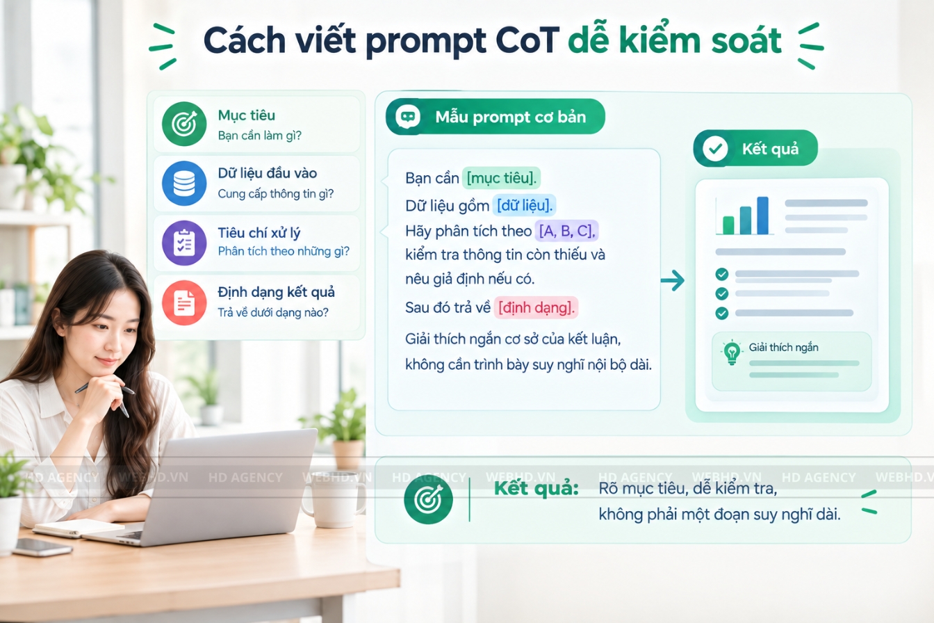 Cách viết prompt CoT dễ kiểm soát