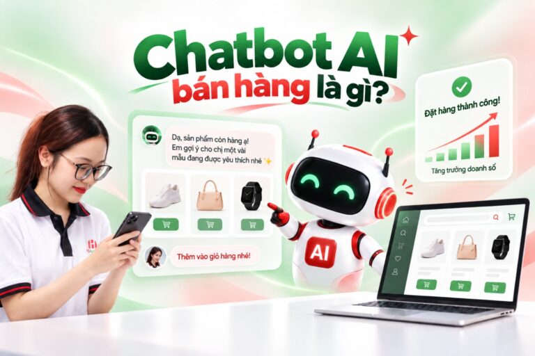 Chatbot AI bán hàng là gì? Cách ứng dụng AI để tư vấn và hỗ trợ chốt đơn