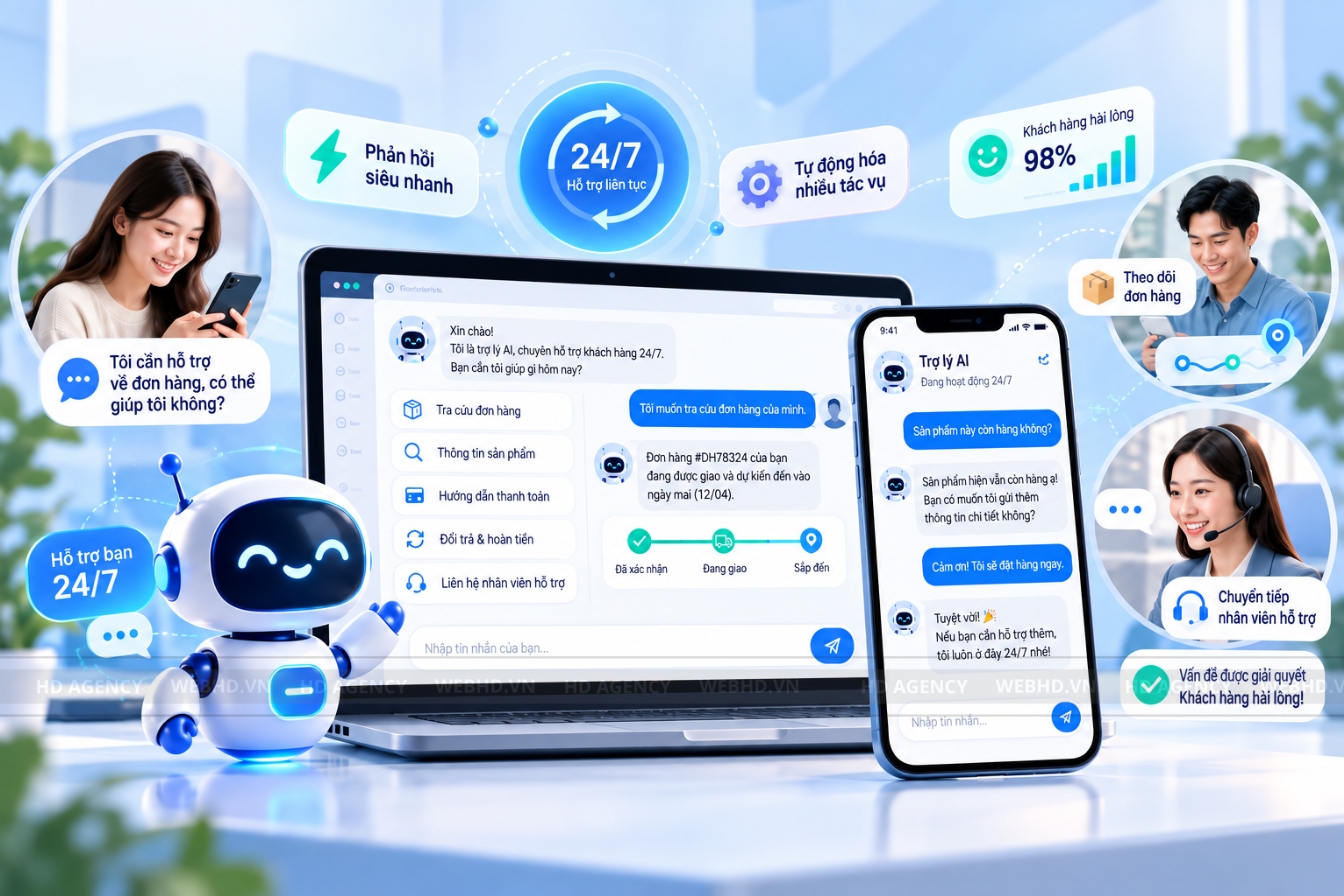 Chatbot chăm sóc khách hàng