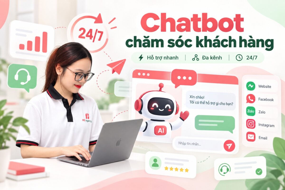 Chatbot chăm sóc khách hàng: Cách doanh nghiệp phục vụ khách hàng thông minh 24/7