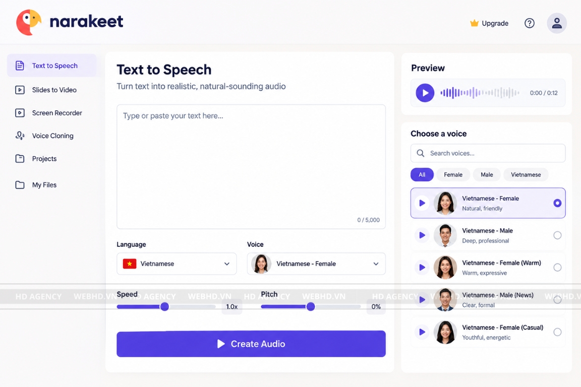 Narakeet