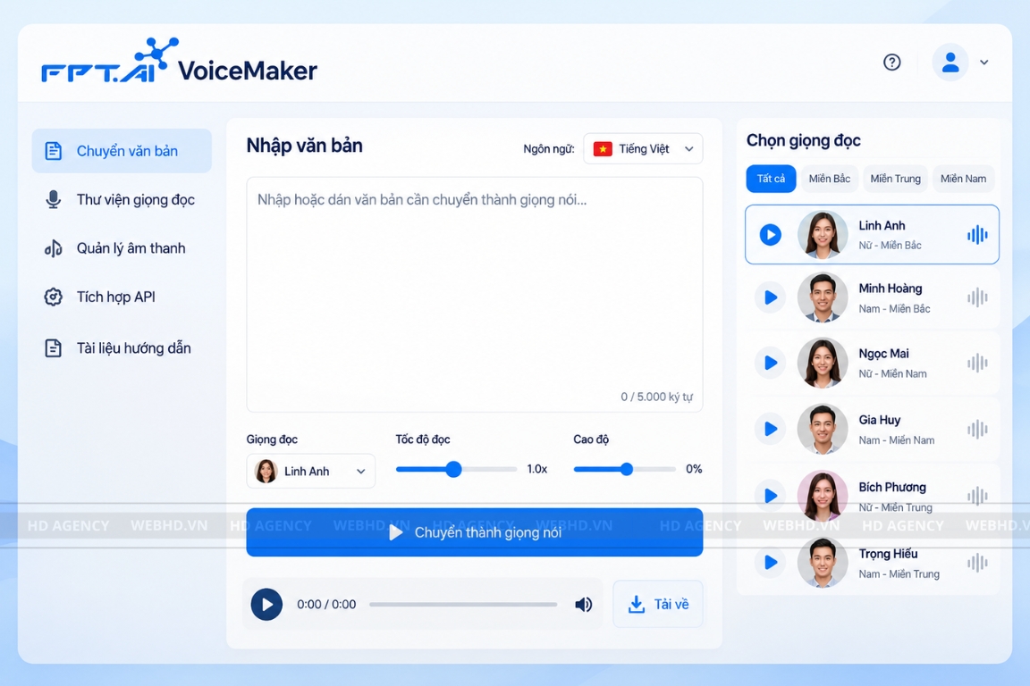 FPT.AI VoiceMaker