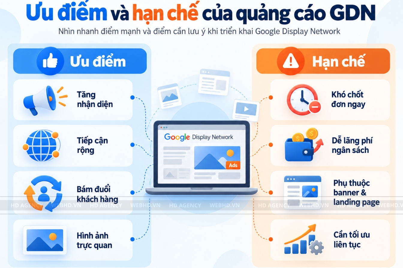 Ưu điểm và hạn chế của quảng cáo GDN