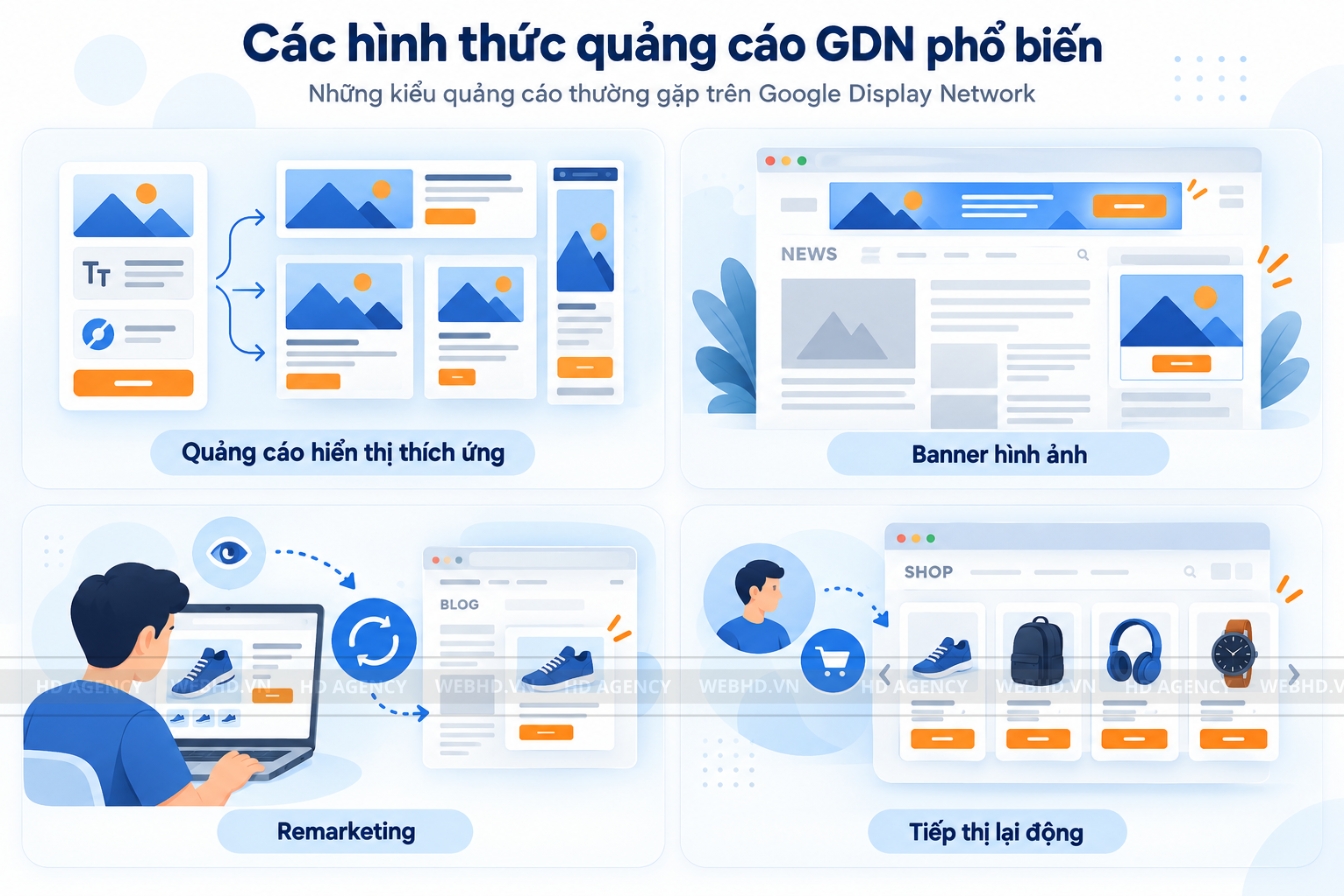 Các hình thức quảng cáo GDN phổ biến
