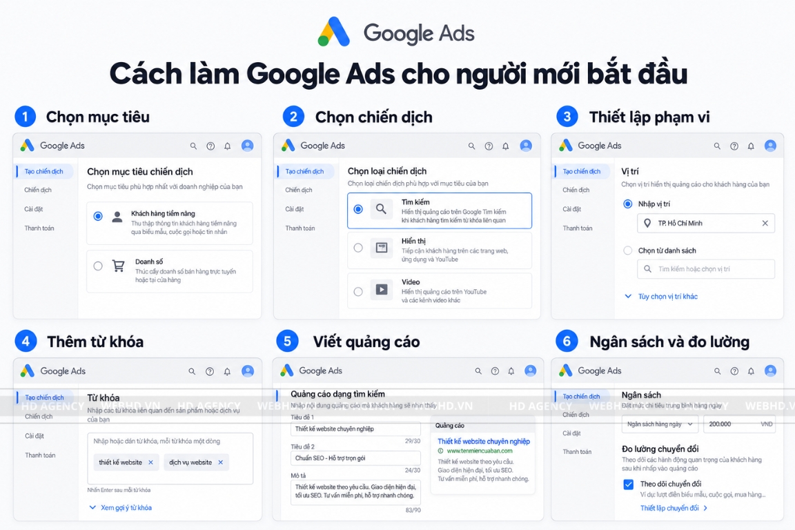 Cách làm Google Ads cho người mới bắt đầu